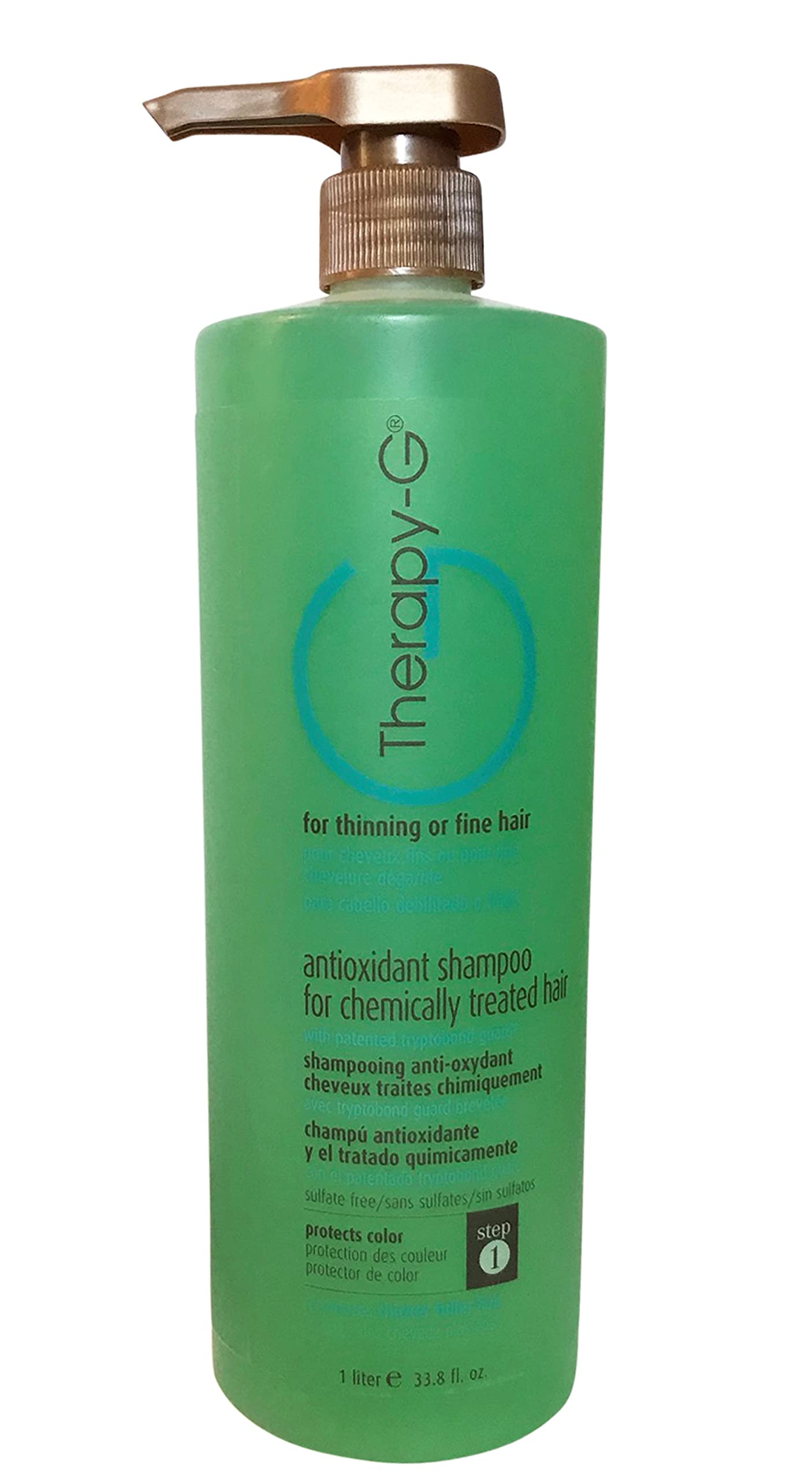 Therapy-G For Thinning or Fine Hair Antioxidant Shampoo For Chemically Treated Hair, 33.8 Ounce
